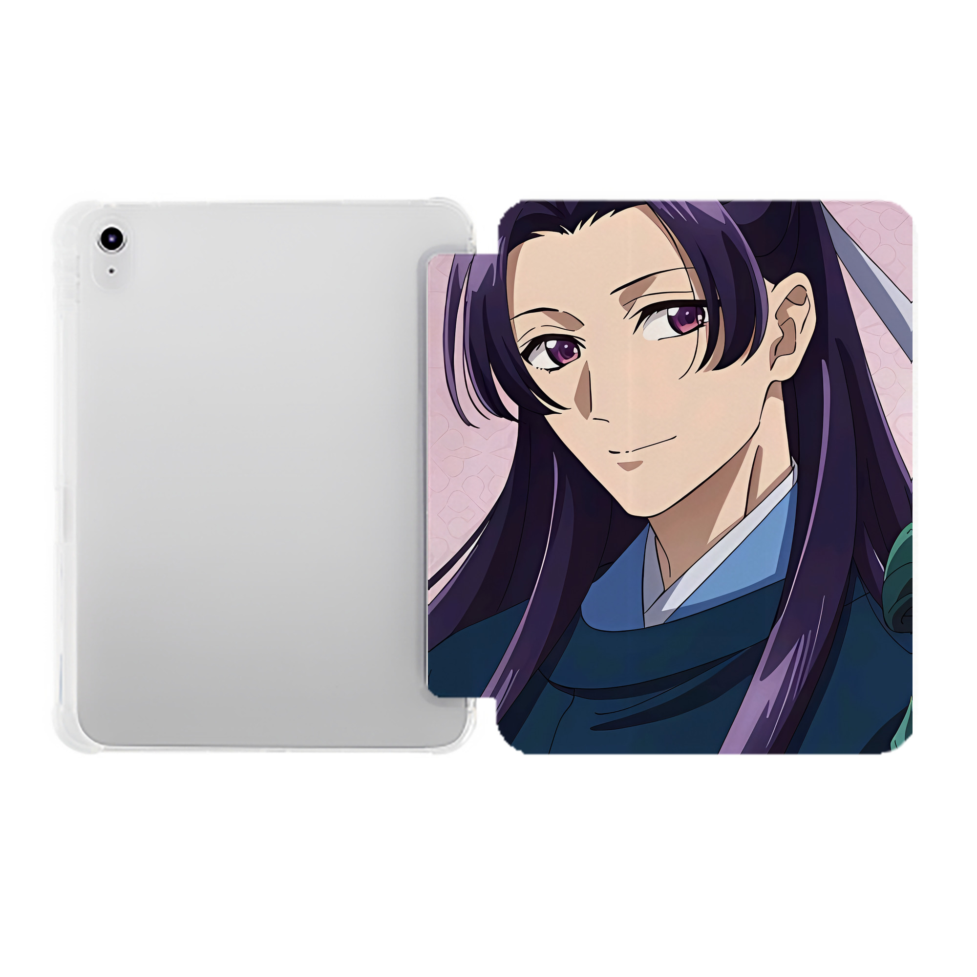 （画像用） 薬屋のひとりごと The Apothecary Diaries IPad ケース ペン収納付き 三つ折りスタンド PUレザー×シリコン 対応機種9.5/10.5/10.9インチ